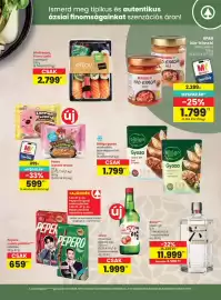 Spar akciós újság hét 37 Oldal 5: Spar bio-kimchi €1.799,00, Roku gin €11.999,00