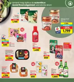 Interspar akciós újság hét 37 Oldal 7: Jinro soju €1.999,00, Fresco di forno ázsiai tészta €1.399,00