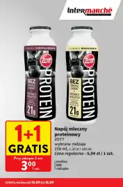 Intermarche gazetka tydzień 37 Strona 4: Napój mleczny proteinowy o smaku czekoladowym Zott €3,00
