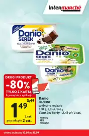 Intermarche gazetka tydzień 37 Strona 9: Serek Danio z kawałkami czekolady €1,49