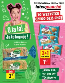 Intermarche gazetka Strona 1: Rogalik Olala! €1,53, Tost Olala! wybrane rodzaje €2,19