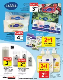 Intermarche gazetka Strona 16: Chusteczki higieniczne box LABELL €4,99, Mydło LABELL €2,63