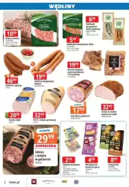 E.Leclerc gazetka Strona 2: Kielbaski Głogowskie Białe/Wędzone €6,99, Kiełbasa Głogowska/Sołtysa Madej Wróbel €19,99