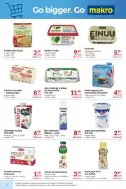 Makro gazetka Strona 8: Bitą śmietankę Bakoma - spray €8,49, Mleko zagęszczone niestłodzone Gostyńskie €4,29