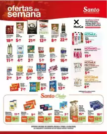 Catálogo Santo Supermercados Página 7: Farinha de trigo dona benta €4,49, Mistura Láctea Creme De Leite Mococa €1,79