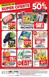 Catalog PROFI săptămâna 37 Pagină 15: Hochland cașcaval clasic €13,99, Struguri negri €7,99