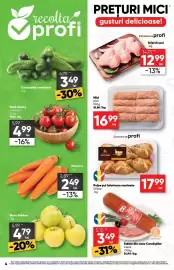 Catalog PROFI săptămâna 37 Pagină 4: Castraveți cornichon €3,49, Morcovi €2,49