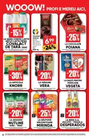 Catalog PROFI săptămâna 37 Pagină 7: Kandia ciocolată amăruie 70% cacao €6,99, Vegeta mâncare vegeta