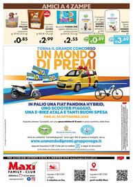 Volantino Maxi Family Pagina 8: Bocconcini PURINA ONE €2,55, Bocconi I Preferiti Miglior Cane €0,85