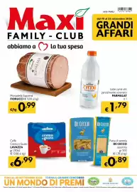 Volantino Maxi Family Pagina 1: Caffè Crema e Gusto LAVAZZA €6,99