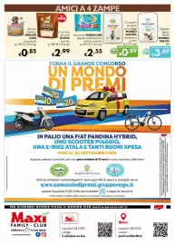 Volantino Maxi Family Pagina 8: Bocconcini PURINA ONE €2,55, Bocconi I Preferiti Miglior Cane €0,85