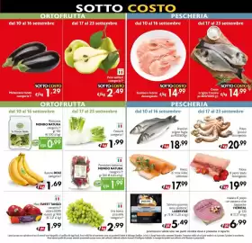 Volantino Maxi Supermercati Pagina 3: Gambero Intero decongelato €14,99, Orate origine Croazia €14,99