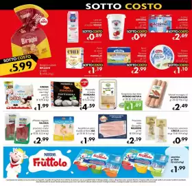 Volantino Maxi Supermercati Pagina 4: Biraghini cubetti Biraghi €5,99, Kinder choco fresh €1,99