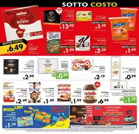 Volantino Maxi Supermercati Pagina 6: Caffè Qualità Rossa Lavazza €6,49, Camomilla solubile MONDO NATURA €0,89
