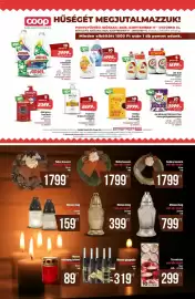 Coop akciós újság hét 39 Oldal 10: Moha koszorú €1.799,00, Lenor öblítő €1.999,00