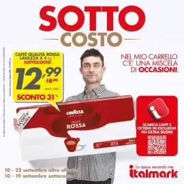 Volantino Italmark Pagina 1: Caffè Qualità Rossa Lavazza €12,99