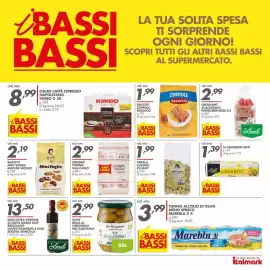Volantino Italmark Pagina 21: Olive bella di cerignola bio gustiamo €2,99, Grissini Torino San Carlo €2,99
