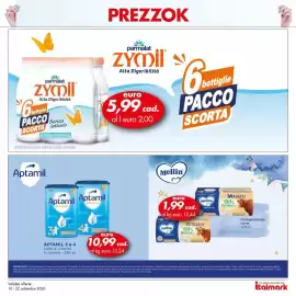 Volantino Italmark Pagina 36: Aptamil Latte di crescita €10,99, Parmalat Zymil €5,99