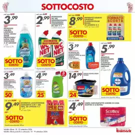 Volantino Italmark Pagina 7: Mocio Revolution Vileda €14,99, Detersivo piatti limone Svelto €4,99