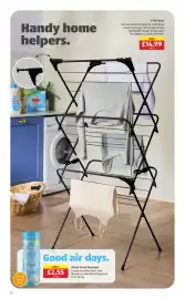Aldi leaflet Page 16: 3-tier airer €14,99