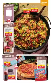 Aldi leaflet Page 3: Basil & Oregano Passata Rustica €1,95, Ready Set Cook Pizza Dough €0,99
