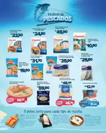 Catálogo Supermercados Savegnago Página 12: Filé de Merluza Seara ou Bom Peixe congelado €25,90