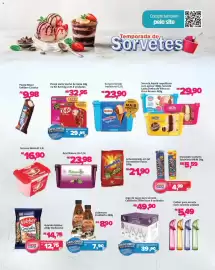 Catálogo Supermercados Savegnago Página 15: Picolé Lacta Sonho de Valsa ou Kit Kat €29,95, Sorvete Nestlé tradicional €23,90