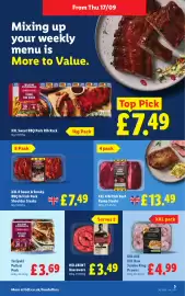 Lidl leaflet week 38 Page 5: XXL 4 British Beef Rump Steaks €13,49