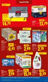 Catalogue Lidl semaine 38 page 17: PERSIL Lessive liquide bouquet de Provence €9,29, X-TRA Lessive liquide Total €15,55