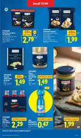 Catalogue Lidl semaine 38 page 25: SAN BENEDETTO Eau minérale €0,47, ITALIAMO Pistaches enrobées de chocolat €2,79