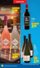 Catalogue Lidl semaine 38 page 26: Pinot Grigio Delle Venezie DOC €3,19, Selone Primitivo di Manduria €7,49