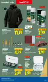 Catalogue Lidl semaine 38 page 45: PARKSIDE Fraises, forets ou mèches €4,99, PARKSIDE Set d'embouts ou de douilles €3,49