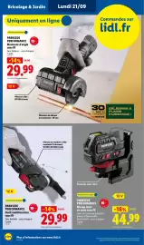 Catalogue Lidl semaine 38 page 46: PARKSIDE PERFORMANCE Outil multifonction sans fil €29,99