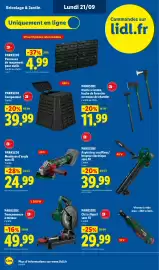 Catalogue Lidl semaine 38 page 52: PARKSIDE Tronçonneuse à métaux €49,99