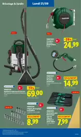 Catalogue Lidl semaine 38 page 55: PARKSIDE Gonfleur de pneus numérique €14,99