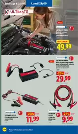 Catalogue Lidl semaine 38 page 56: ULTIMATE SPEED €29,99, ULTIMATE SPEED Chargeur de batterie pour voiture €11,99