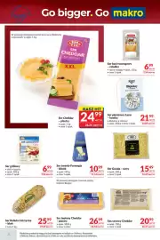 Makro gazetka Strona 8: Ser pleśniowy Lazur - kostka €21,99, Ser Gouda - tarty €15,49