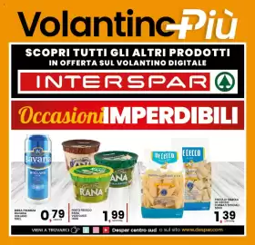 Volantino Interspar Pagina 17: Pasta di semola De Cecco formati speciali €1,39, Pesto fresco Rana vari gusti €1,99