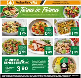 Volantino Interspar Pagina 23: Tagliata di pollo gourmet €1,49, Insalata di farro e tonno €1,25