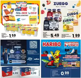 Volantino Interspar Pagina 26: Fruttini Zuegg €1,99, Nettare Zuegg Mirtilli/Melograno €5,49