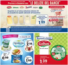 Volantino Interspar Pagina 28: Buono rinnovo cucina €4,00, Galbani Crema Bel Paese Formaggini €1,39