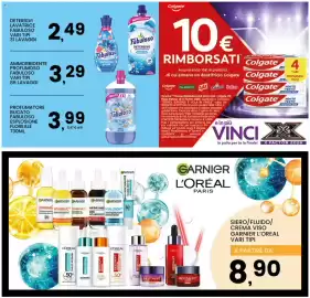Volantino Interspar Pagina 30: Siero/fluido/crema viso Garnier L'Oréal vari tipi €8,90, Detersivo lavatrice Fabuloso €3,99