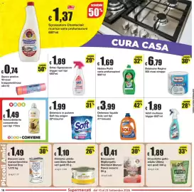 Volantino Sì con te Pagina 18: Vetril multiuso €1,89, Nelsen Piatti €1,69