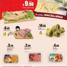 Volantino Sì con te Pagina 4: Salsiccia di pollo Martini €2,99, Costine di suino €6,49