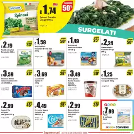 Volantino Sì con te Pagina 7: Bieta Erbetta Cubello Orogel €2,24, Maxibon classic Nestlé €3,59