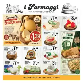 Volantino èccoMI Pagina 10: Formaggio capriccio latte di capra tomasoni €1,79, Caciocavallo €1,39
