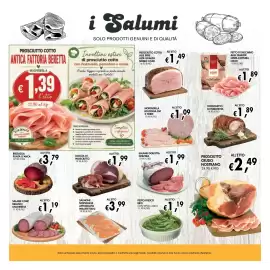 Volantino èccoMI Pagina 11: Salame Golfetta Golfera €1,99, Mortadella Bologna IGP €1,09