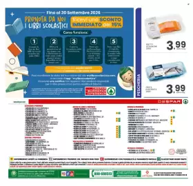 Volantino Despar settimana 37 Pagina 25: Orata eviscerata Lepore €3,99, Filetto di salmone Lepore €3,99
