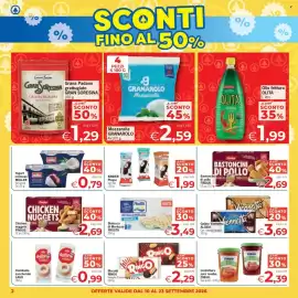 Volantino Despar Pagina 2: Biscotti RINGO €2,29, Ciambelle zuccherate LAGO €0,99