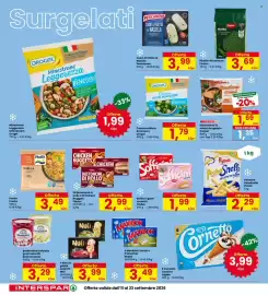 Volantino Interspar Pagina 22: Contorno Misto Benessere Orogel €1,79, Bastoncini di pollo Findus €2,99